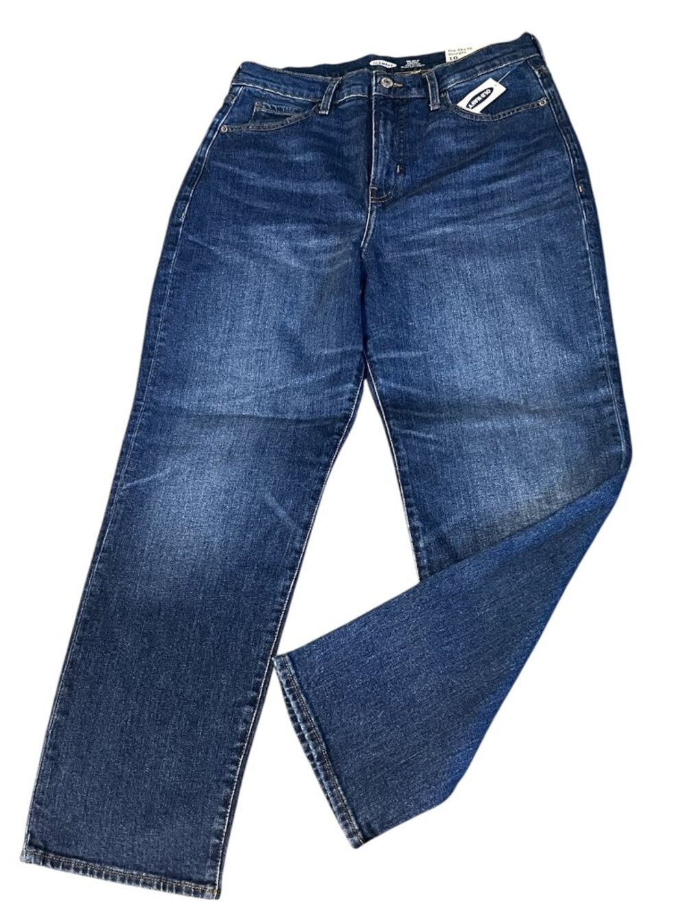 Old Navy Women's Sky-Hi Straight Extra High-Rise Jeans Size 10 NWT